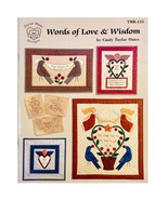 Words of Love and Wisdom Quilts Cindy Taylor Oats Taylor Made Designs, P... - £6.25 GBP