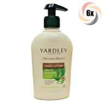 6x Bottles Yardley London Aloe &amp; Avocado Hand Lotion | 8.4oz | Fast Shipping! - £20.76 GBP