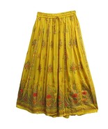 Damenrock, Maxiröcke, Paillettenarbeit, lange Röcke für Damen, Gelb - $21.07