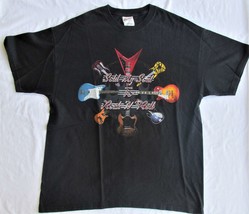 Rock &#39;N Roll (Guitars) Men&#39;s Cotton T Shirt Size XL - £11.99 GBP