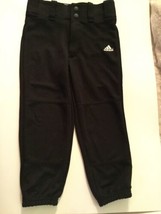 Adidas pants baseball softball youth Size XS XSmall black sports - $11.99