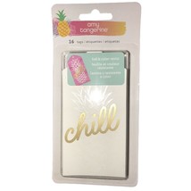 Amy Tangerine x American Crafts Gift Tags 16 Foil Color Resist Scrapbook - £6.59 GBP