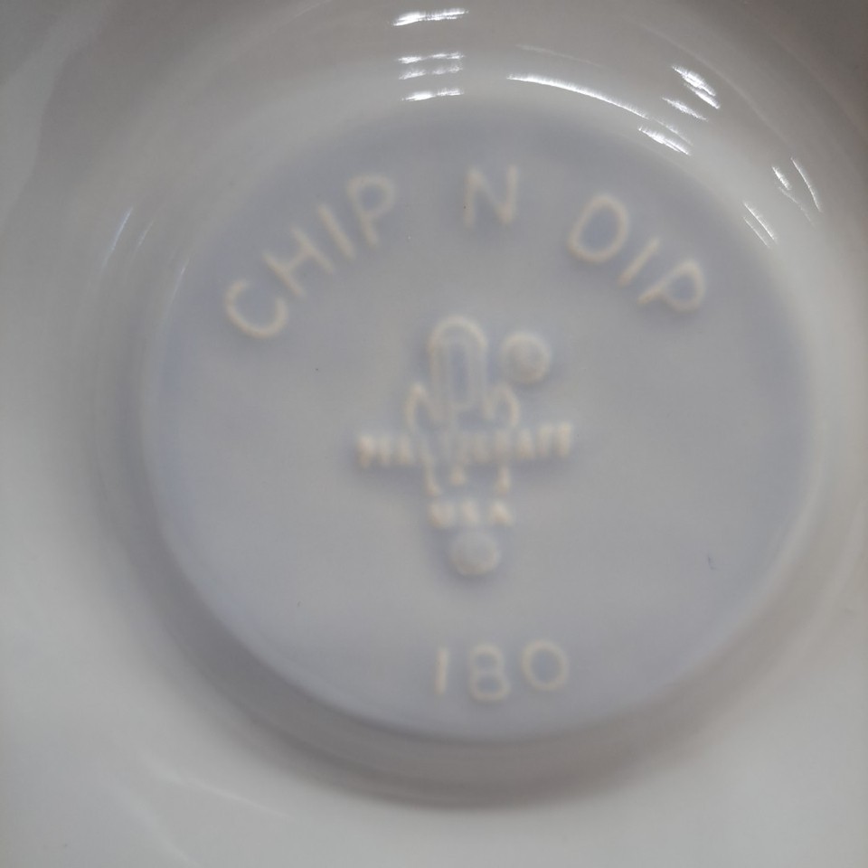 VTG Pfaltzgraff Yorktowne Stoneware Chip Dip Replacement Tray Item image 3