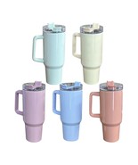 40oz Macaroon Sublimation Color Stainless Steel Tumbler w/ Handle - $23.93 CAD