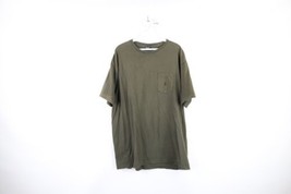 Vtg 90s Ralph Lauren Mens L Faded Short Sleeve Pocket T-Shirt Olive Gree... - $34.60
