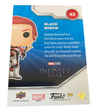 2023 Upper Deck Funko Marvel Infinity Saga Black Widow Silver Platinum #42 - £3.79 GBP