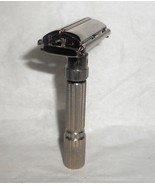 Gillette Fat Boy Razor TTO Adjustable Refurbished Replated Mirror Nickel F4–97 - $145.00