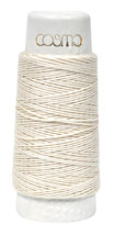 Cosmo Hidamari Sashiko Solid Thread 30 Meters Pearl White - £4.83 GBP