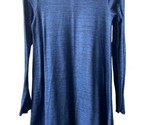 Old Navy Dress  Womens Size S Blue Pullover Long Sleeved Knit Heather Sh... - $10.41