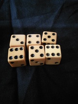  Dice 1/2" set of 6 plus 1 bonus image 3