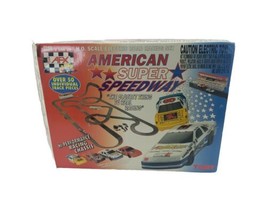 1985 Tomy America Super Speedway Scale Electric Road Racing Set 9940 - £150.31 GBP