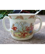 Royal Doulton Bunnykins Two Handled Cup w/ Peter Rabbit &amp; Friends Roller... - £11.98 GBP