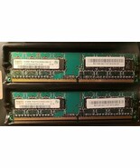 2 Hynix 512MB 1Rx8 PC2-5300U-555-12 HYMP564U64BP8-Y5 AB-C Memory Ram - $231.69 MXN