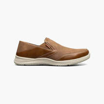 Nunn Bush Conway EZ Moc Toe Slip On Casual Shoes Tan Multi 85062-238 image 8