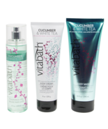 Vitabath Cucumber &amp; White Tea Body Care, Wash, and Cream 3 PCS Gift Set - $36.50