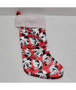 Disney Mickey Mouse Christmas Stocking 16&quot; Different Faces Expressions V... - $12.77