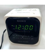 Vintage Sony Dream Machine AM/FM Radio Alarm Clock Model ICF-C120 White - $20.35 CAD