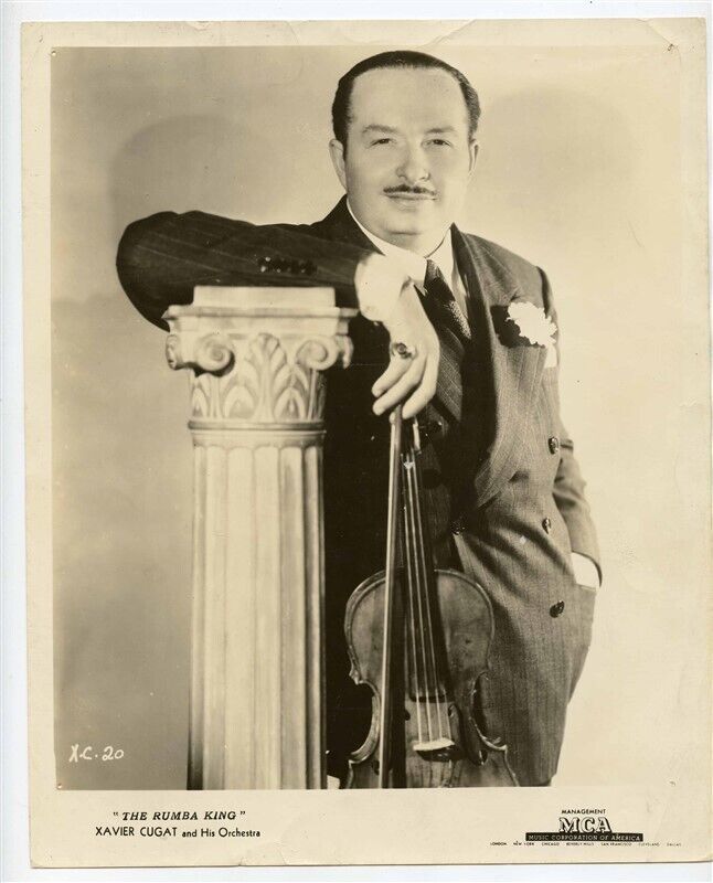 Primary image for Xavier Cugat Photo The Rumba King Music Corporation of America 