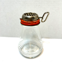 Antique 1950s Red Metal and Glass Jar Kitchen Chopper 5 inch - £10.66 GBP