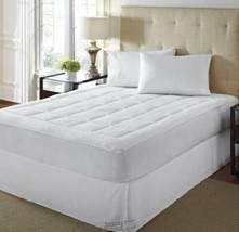 Microplush Mattress Bed Pad White Full 54&quot;x75&quot; Micro Plush - $56.99