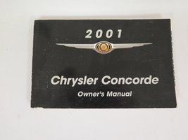 2001 Chrysler Concorde Owners Manual [Paperback] Chrysler - $19.59