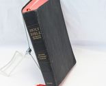 Holy Bible Revised Standard Version Nelson Vtg 1959 Black Leather Refere... - $21.55
