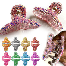 20 Pc Girls Glitter Mini Hair Claw Clips Jaw Clamps Hairpin Multicolor Barrettes - £21.22 GBP