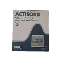 ACTISORB Silver Antimicrobial Dressing 4.2 x 4.2/PK of 5-105220  "READ" - $27.58