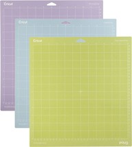 Cricut Variety Pack Cutting Mats 12&quot;X12&quot; 3/Pkg - Green, Blue, Purple (20... - £10.32 GBP
