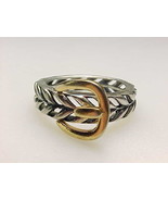 BELT BUCKLE RING in Sterling Silver - Size 5 - £33.53 GBP