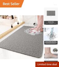 Comfortable 16x24 Inch Loofah Shower Mat - Non-Slip PVC for Added Safety - $24.70