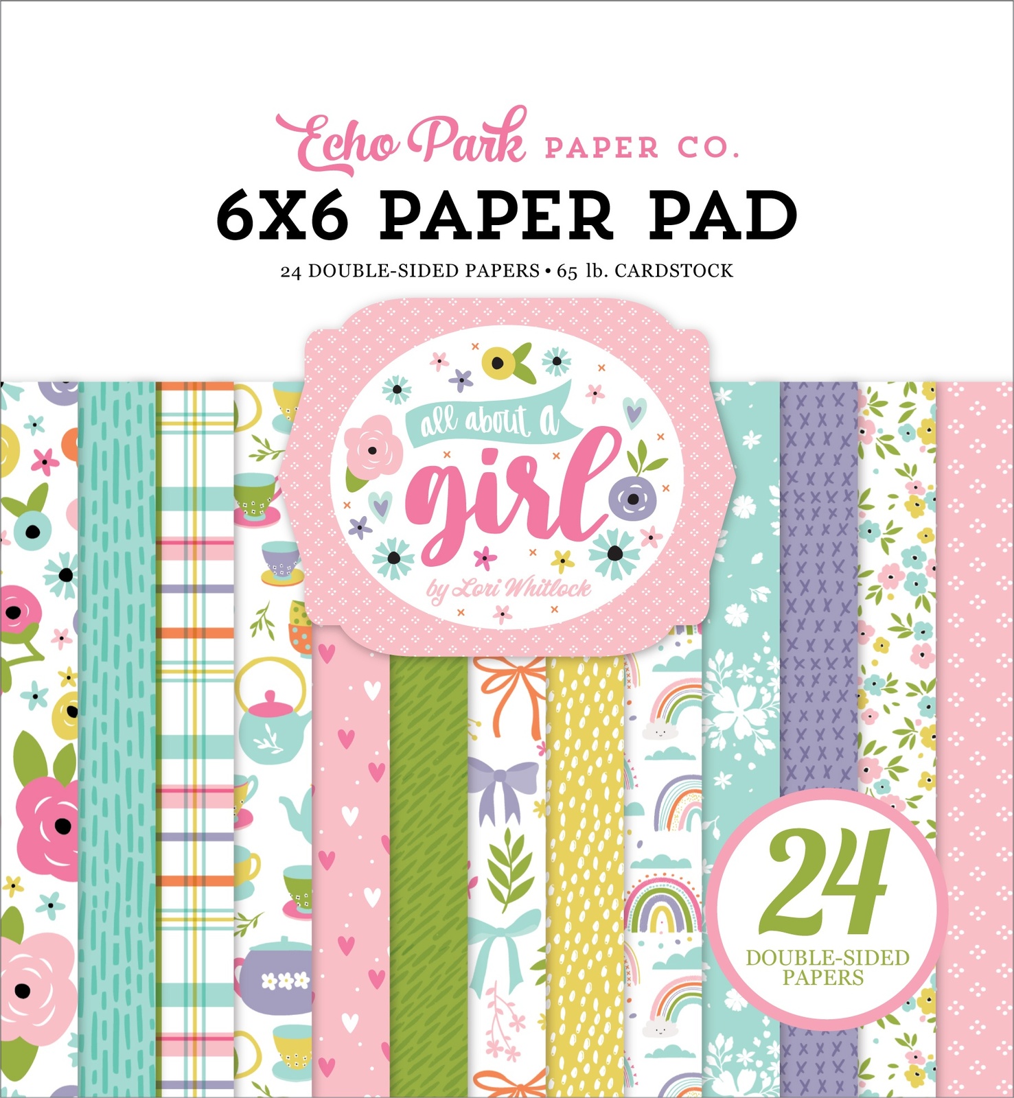 Primary image for Echo Park Double-Sided Paper Pad 6"X6" 24/Pkg-All About A Girl