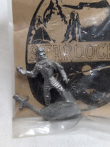 *Bent* Stardock Armored Warrior With Sword And Shield Metal Miniature 1&quot; - £38.28 GBP