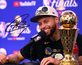 Stephen &quot;Steph&quot; Curry Signed 8x10 Glossy Photo Autographed RP Signature Print Po - £13.58 GBP