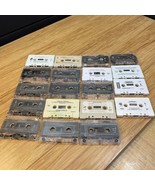 Lot of 18 Cassette Tapes Rock Christmas Self Help Rolling Stones U2   KG - $27.39 CAD