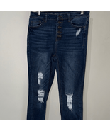 Vanilla Star High Rise Dark Denim Jeans - $360.69 MXN