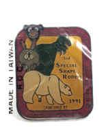 VTG 3rd Special Shape Rodeo Albuquerque Int&#39;l Balloon Fiesta Pin United ... - €11,05 EUR