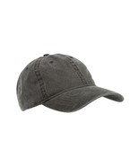 Time And Tru Women&#39;s Fatigue Washed Baseball Cap Black Soot NEW - £8.82 GBP