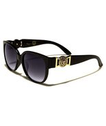 KLEO WOMENS CAT EYE GOLD LION HEAD MEDALLION SUNGLASSES DESIGNER CELEBRI... - €10,26 EUR