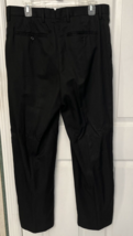 Merona Black Pin Striped Men&#39;s Dress Pants Size 34 X 32-see measurements - £13.82 GBP