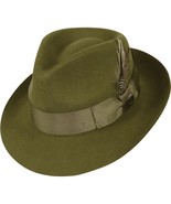Mens Bruno Capelo Hat Australian Wool Fedora Teardrop Crown Fabio FB229 ... - $123.77 CAD