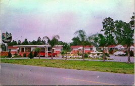 Vtg Chrome Postcard Jacksonville Florida FL - The 400 Court Motel Cars - £9.04 GBP