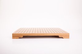 3/4&quot; Solid Bamboo 19X19 Go Game Board with Built in Legs - £24.50 GBP