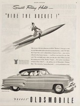 1951 Print Ad Rocket 98 Oldsmobile Holiday 2-Door Coupe Olds Hydra-Matic - $19.78