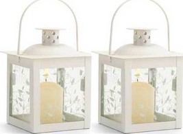 2 -Small White Lanterns - £21.43 GBP