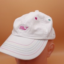 Vineyard Vines Hat Cap YOUTH Size Adjustable Embroidered Pink Whale Logo - $12.95