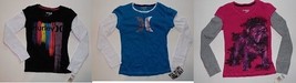 Hurley Girls Long Sleeve Shirts Sizes 5, 6 ,8,10-12 or 14-16    NWT - £10.86 GBP