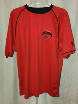 NFL Brand Tampa Bay Bucccaneers Mens MEdium Red Pullover Shirt Short Sle... - $18.99