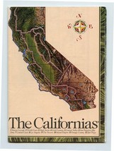 The Californias Map Brochure ARCO 1990 - £9.49 GBP