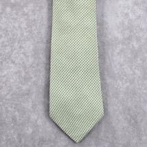 Geoffrey Beene Green Blue Stripe Polka Dot Silk Executive Neck Tie Men&#39;s - $25.00